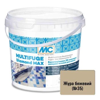 Епоксидна фуга для швів Multifuge Diamond Max/35 Жура бежевий, MC-Bauchemie (1,5 кг)