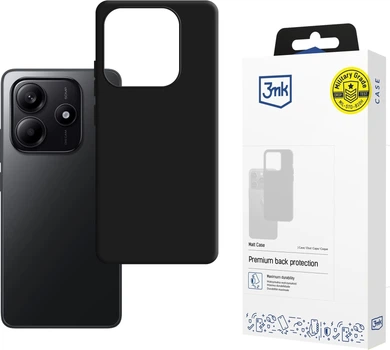 Панель 3MK Matt Case для Redmi Note 14 4G Black (5903108636766)