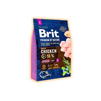 Сухий корм Brit Premium з куркою для цуценят та молодих собак дрібних порід, 3 кг