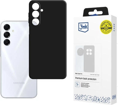 Панель 3MK Matt Case Pro для Samsung Galaxy A17 5G Black (5903108672078)