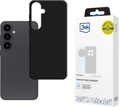 Панель 3MK Matt Case Pro для Samsung Galaxy S25 Black (5903108618632)