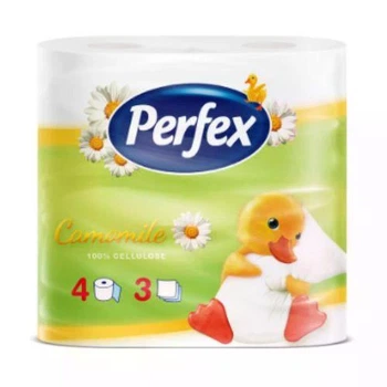 Цей 3-х шаровий туалетний папір Perfex Camomile