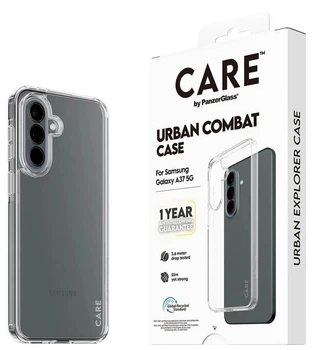 Etui PanzerGlass CARE Flagship Urban Combat do Samsung Galaxy A37 5G Transparent (5715685034213)