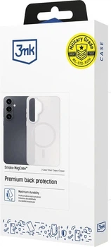 Панель 3MK Smoke MagCase для Apple iPhone 17 Pro White (5903108741408)