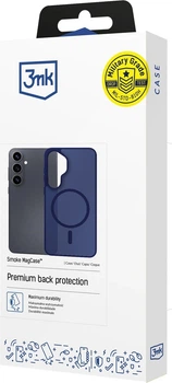 Панель 3MK Smoke MagCase для Samsung Galaxy S25 Blue (5903108741088)
