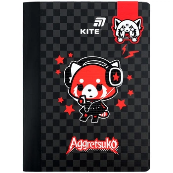 Блокнот з магнітною закладкою Kite Aggretsuko AR26-192, А5, 60 аркушів, клітинка