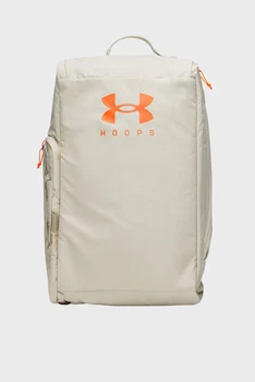 Бежева спортивна сумка-рюкзак UA Contain Duo MD BP Duffle-BRN Under Armour OSFM 1381919-289