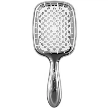 Щітка для волосся Janeke Superbrush LUX срібло з білим