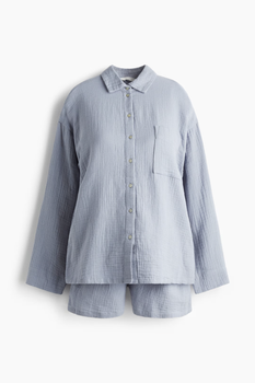 Мусліновий костюм/піжама 2в1 повсякденний та для вагітних XS від H&M