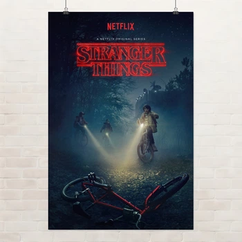 Постер Очень Странные Дела, Stranger Things, фантастика, сериал, A3 42×28 см (id1408)