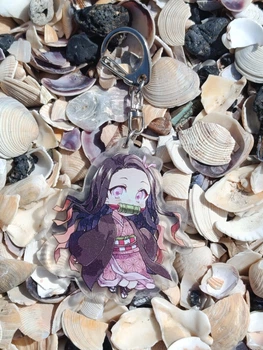 Аниме брелок акриловый "Клинок рассекающий демонов" / "Kimetsu no Yaiba" Недзуко Камадо 1