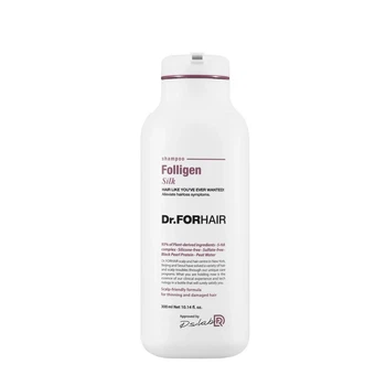 Шампунь для сухого та пошкодженого волосся Dr.FORHAIR Folligen Silk Shampoo 300мл