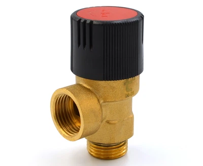 Запобіжний клапан 1/2" 6 бар НВ Thermo Alliance, латунний, клапан скидання тиску