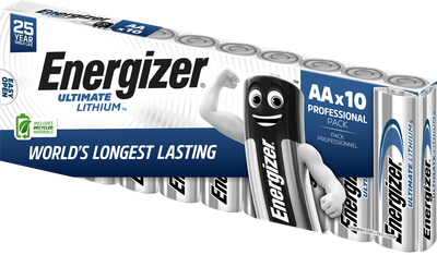 Батарейка ENERGIZER AA Ultimate Lithium уп 10 шт.