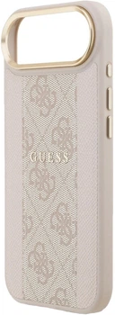 Панель Guess 4G Stripe MagSafe для Apple iPhone Air Pink (3666339520809)