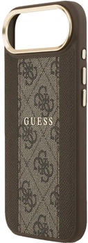 Панель Guess 4G Stripe MagSafe для Apple iPhone Air Brown (3666339520489)