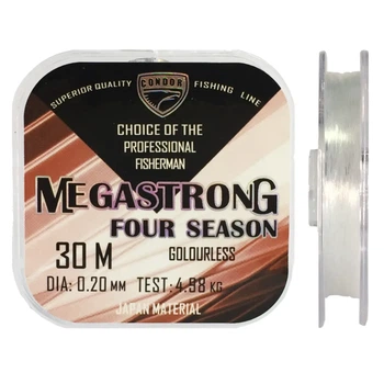 Волосінь Condor Fishing Megastrong Four Season 30м 0.20мм 4.98кг