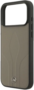 Панель Mercedes Benz Leather The Move MagSafe для Apple iPhone 17 Pro Max Taupe (3666339506803)