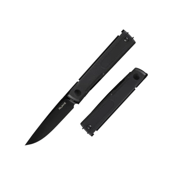 Ніж складаний кишеньковий Ruike D712-B, (7.7 см) 8Cr13MoV / G10 чорний