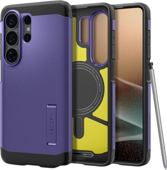 Панель Spigen Tough Armor Mag MagSafe для Samsung Galaxy S26 Ultra Ash Violet (8800337243406)