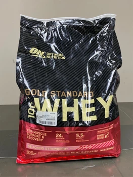 Ізолят сироваткового протеїну Optimum Nutrition 100% Whey Gold Standard зі смаком полуниці 4.53 кг