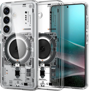 Etui plecki Spigen Ultra Hybrid Mag MagSafe do Samsung Galaxy S26 Clear (8800337243499)