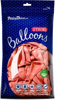 Balony PartyDeco Strong Metallic 30 cm Różowe złoto 100 szt (5902230780408)