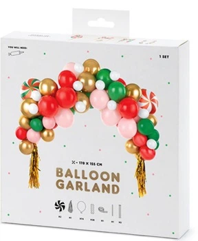 Girlanda balonowa PartyDeco Cukierki 170 x 155 cm (5904555007154)