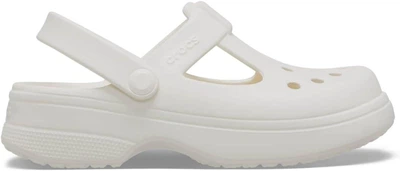 Дитячі сабо для дівчинки Crocs Classic Mary Jane Clog 33-34 J2 Білий (210615-0WV)