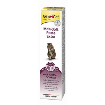 Паста GimCat Every Day Malt-Soft Paste Extra для кошек для выведения шерсти из желудка 200 г (1111138174)