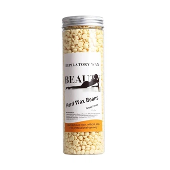 Пленочный воск для депиляции Hard Wax Beans BEAUTE Cream в гранулах 400 г – горячий воск без полосок
