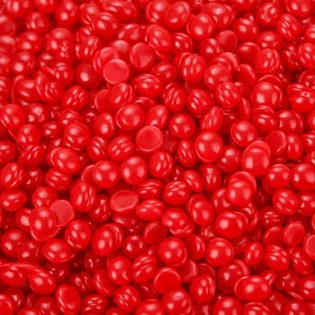Горячий пленочный воск в гранулах Hard Wax Beans Red 500 г – воск для депиляции без полосок