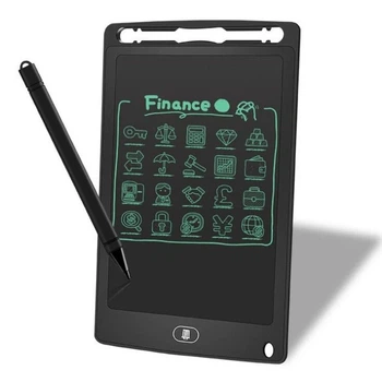 Детский графический LCD планшет доска для рисования и записи 12 дюймов Writing Tablet чёрный