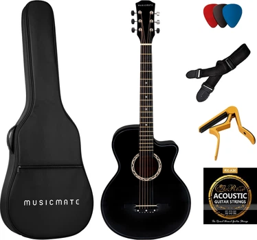 Акустическая гитара MusicMate G20 MoonMelody Black (5904119285615)