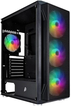Игровой 1stPlayer X5-BK-4F1-PS-600FK-EU Black 600W