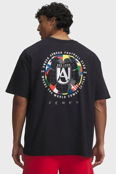 Чоловіча чорна футболка UA M GFB FLAG HWT SS Under Armour XS 6010363-001