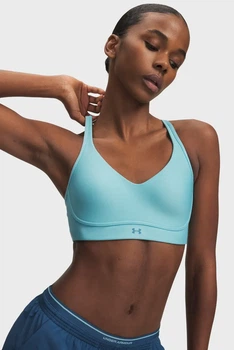 Жіночий блакитний топ UA Infinity Low 2.0 Bra-BLU Under Armour XS A-C 1384126-425