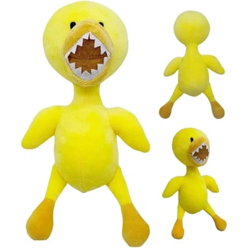 Мягкая игрушка Жёлтый Радужный друг “Зубастая Утка” (Rainbow Friends)