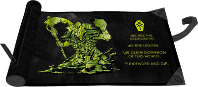 Tuba na kości z matą do gry Ultra Pro Necron Codex Aligned - Dice Scroll Premium Foil (074427165604)