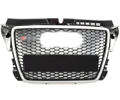 Решітка радіатора Audi A3 8P 2008-2012 (A3-RS104)