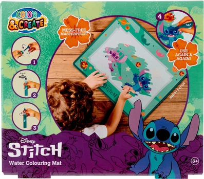 Килимок для малювання водою Disney Stitch з ручкою (8719668024649)