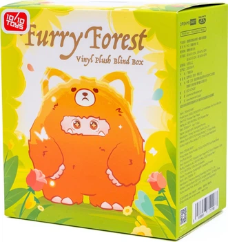 Kolekcjonerska pluszowa zabawka 10/10 Toys z kółkiem Giggle Monster Leśne futrzaki V2 (6978646711472)