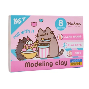 Пластилин Yes Pusheen 8 цветов 160 г