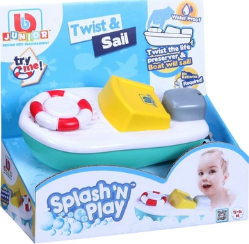 Іграшка для води BB Junior Splash 'N Play Twist&Sail Човен (4893998890021)