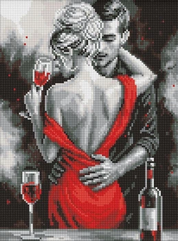 Mozaika diamentowa Ideyka Czerwona miłość 30x40 cm (4823104384755)