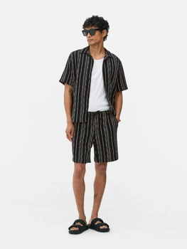 Шорти Primark чорний в білу смужку QRGSY631 2XL