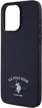 Панель U.S. Polo Printed DH Logo USHCP15XPARV для iPhone 15 Pro Max Navy (3666339386115)