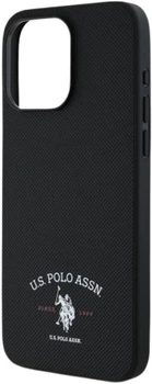 Панель U.S. Polo Printed DH Logo USHCP15XPARK для iPhone 15 Pro Max Black (3666339386122)