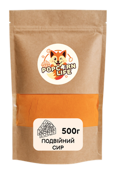 Двойной сыр добавка, приправа для попкорна и снеков Popcorn Life 500г