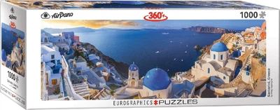 Пазл Eurographics Санторині Греція 1000 елементів панорамний (628136653008)